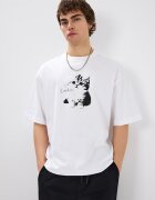 House Tricou cu imprimeu