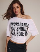 House Tricou cu inscripție x Klaudia Sadownik
