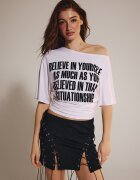 House Tricou cu inscripție x Klaudia Sadownik