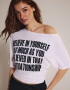 House Tricou cu inscripție x Klaudia Sadownik