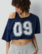 House Tricou scurt cu imprimeu