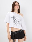 House Tricou scurt cu imprimeu