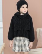 Abel & Lula Pantalon scurți din material 5.761 Écru Regular Fit