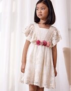 Abel & Lula Rochie elegantă 5043 Écru Regular Fit