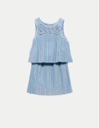 Abel & Lula Set top și fustă 5071 Albastru celest Regular Fit
