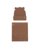 Action Boy Set căciulă și fular tip guler 8KF-001-AW24 Maro