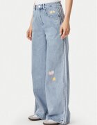 adidas Blugi Care Bear High Rise KQ6748 Wide Leg