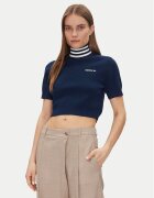 adidas Bluză cu gât JC7680 Slim Fit