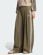 adidas Pantaloni din material Checks LE8308 Kaki Wide Leg