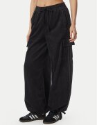 adidas Pantaloni din material Corduroy 3S Cargo KQ6429 Relaxed Fit