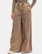 adidas Pantaloni din material Corduroy Sst KD8782 Wide Leg