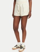 adidas Pantaloni scurți sport Pearl Jacquard KE3423 Écru Loose Fit
