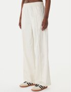 adidas Pantaloni trening Pearl Firebird KE3393 Écru Loose Fit