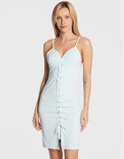 adidas Rochie de vară Always Original Laced Strap HK5088 Albastru celest Slim Fit