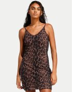 adidas Rochie de zi Seasonal Essentials Leopard Print JZ0204 Slim Fit