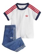 adidas Set tricou și pantaloni Denim JC7863 Regular Fit