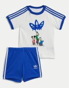 adidas Set tricou și pantaloni scurți Disney Mickey Mouse IX6426 Regular Fit