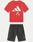 adidas Set tricou și pantaloni scurți Disney Mickey Mouse JF3639 Regular Fit