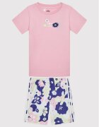 adidas Set tricou și pantaloni scurți Flower Print HC1949 Regular Fit
