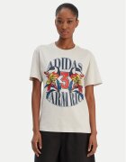 adidas Tricou Farm Rio Graphic KD4641 Écru Regular Fit