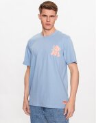 adidas Tricou Graphic Glide T-Shirt IC5750 Albastru celest Loose Fit