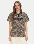 adidas Tricou polo Liberty London Football JC7786 Loose Fit