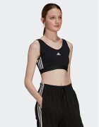 adidas Tricou tehnic Essentials 3-Stripes Crop Top With Removable Pads GS1343