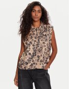 adidas Vestă elegantă Animal Print 3-Stripes JV6957 Loose Fit