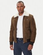 Aeronautica Militare Geacă de piele 252PN0163U100893 Regular Fit