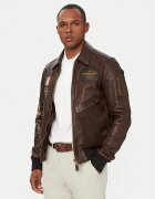 Aeronautica Militare Geacă de piele 261PN5056U100839 Regular Fit