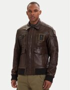 Aeronautica Militare Geacă de piele 261PN5058U100839 Regular Fit