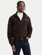 Aeronautica Militare Geacă de piele 262PN0965UPL00327 Regular Fit
