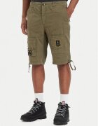 Aeronautica Militare Pantalon scurți din material 261BE0041UCT01122 Regular Fit