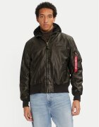Alpha Industries Geacă din imitație de piele 123106 Regular Fit