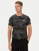Alpha Industries Tricou Basic T Small Logo Camo 188505C Gri Regular Fit