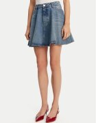 AMI Paris Fustă de blugi FSK038.DE0046 Regular Fit