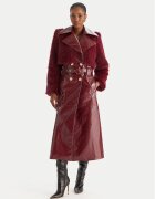 Babylon Palton din piele ecologic S00772 Regular Fit
