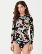 Banana Moon Top pentru înot Oohla Print Negru