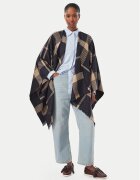 Barbour Poncho Isabelle Tartan Serape LSC0501TN54 Relaxed Fit