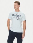 Barbour Tricou Lydd MTS1396BU61 Albastru celest Regular Fit