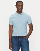 Barbour Tricou polo Original Sports MML0358BL32 Albastru celest Tailored Fit