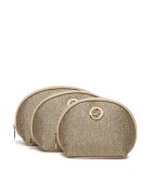 Beverly Hills Polo Club Set de genți pentru cosmetice BHPC-U1-007-SS25 (3-pack) Bej