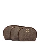 Beverly Hills Polo Club Set de genți pentru cosmetice CWBEO-BHPC-U1-002-AW26 (3-PACK) Maro