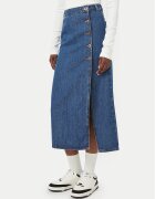 Billabong Fustă de blugi Day Off Denim EBJDK03000 Regular Fit