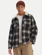 Billabong Jachetă cămașă Hills Sherpa EBYJK00136 Gri Regular Fit