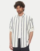Boss Cămașă Lambey_2 50538296 Écru Relaxed Fit