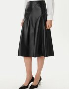 Boss Fustă din imitație de piele Vicena1 50556926 Regular Fit