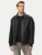Boss Geacă de piele Josual 50568175 Regular Fit
