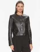 Boss Geacă de piele Samarie 50505500 Slim Fit