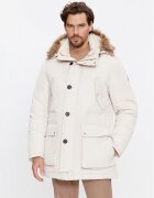 Boss Geacă din puf Dadico 50499371 Écru Regular Fit